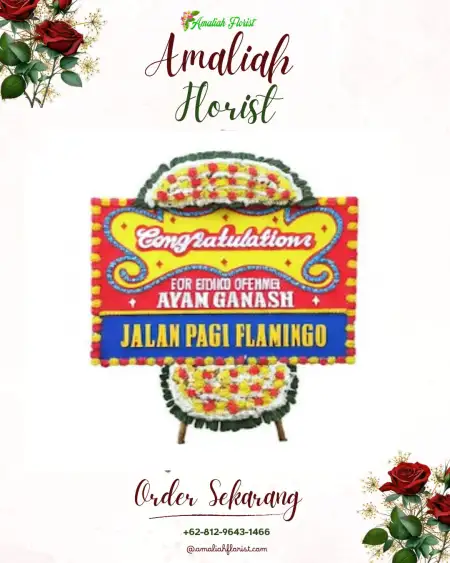 Sewa Papan Bunga Blarang